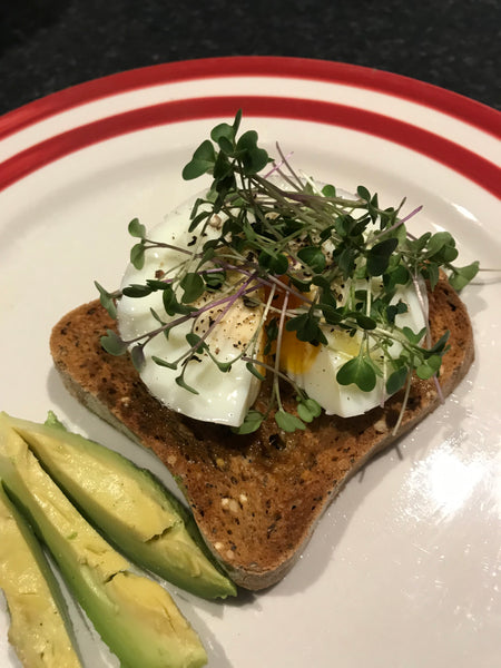 Brassica microgreens best eaten with healthy fats