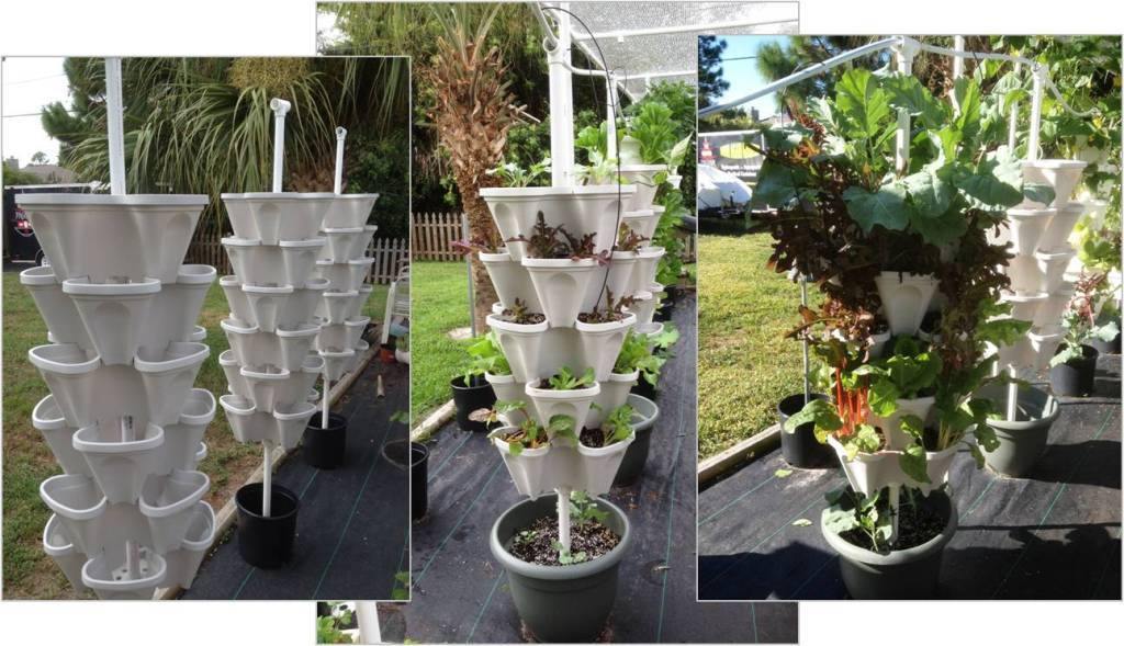 Diy Vertical Hydroponic 4 Tower Kit